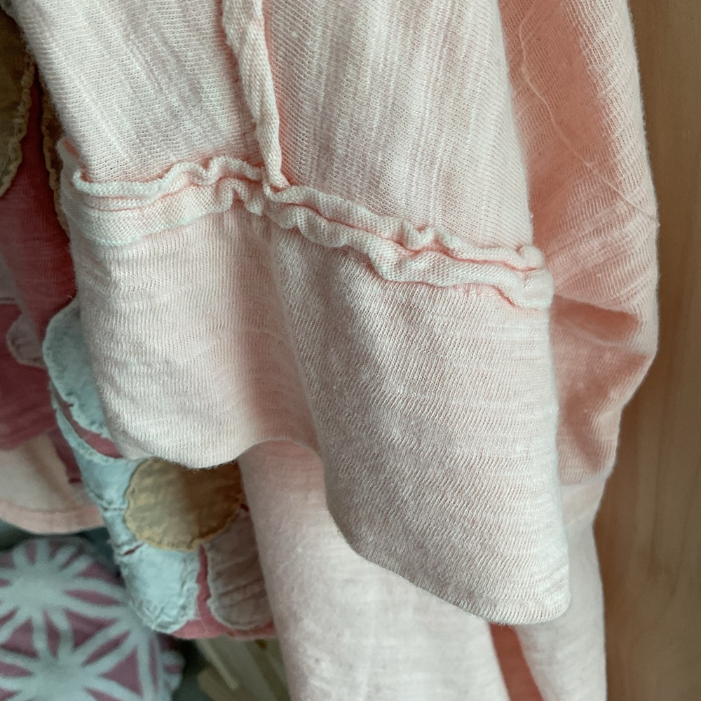 Women’s pink and coral boho oversized tunic SzS NWOT PTP 35”, Length 26” $30 - Picture 6 of 7